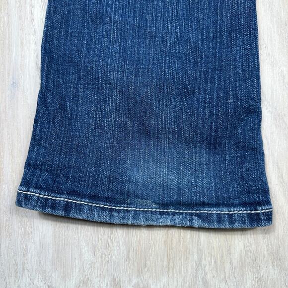 Miss Me Medium Wash Bootcut Jeans Western Cowgirl Stitch Flap Pockets Denim 27 - Picture 15 of 16